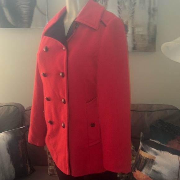 Vintage Authentic Mackintosh Wool Pea Coat Womens Size 10 - Picture 4 of 8